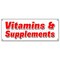 Signmission VITAMINS & SUPPLEMENTS BANNER SIGN leading brands nature healthy sale B-Vitamins & Supplements - alternate 1